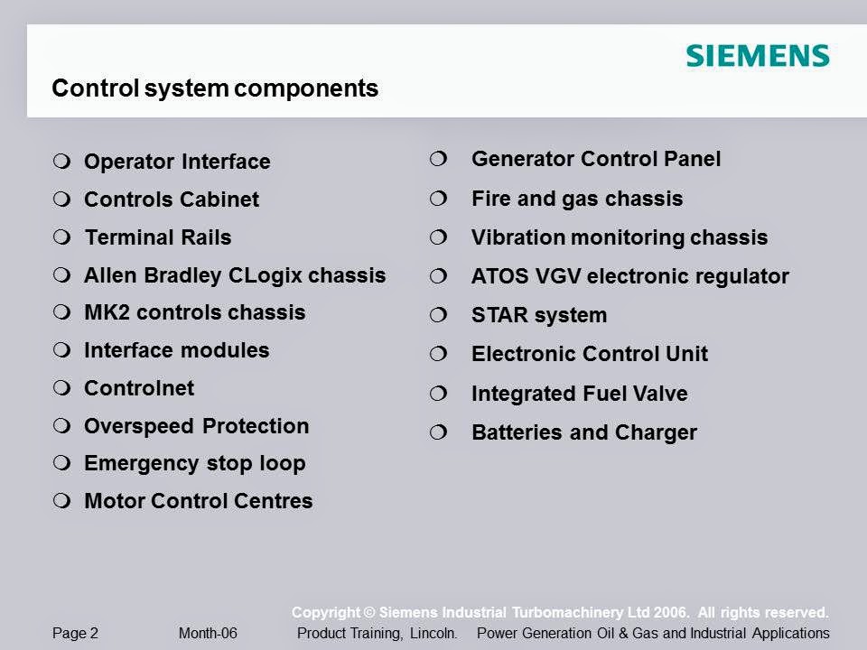 Siemens Control system components - LEKULE