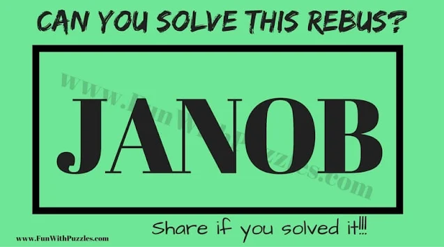 JANOB | Can you Solve this Rebus Puzzle?