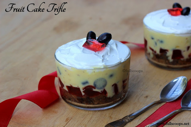 Fruit Cake Trifle