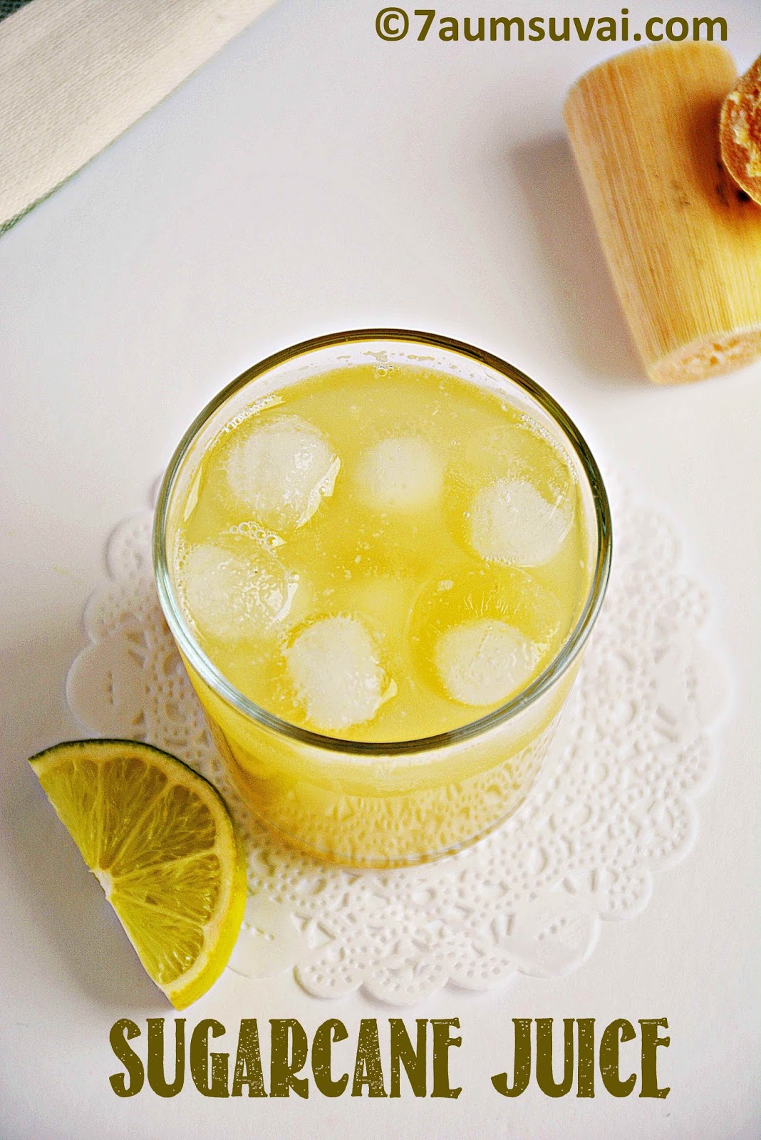 Sugarcane juice / Karumbu juice / Karumbu saaru / How to make sugarcane