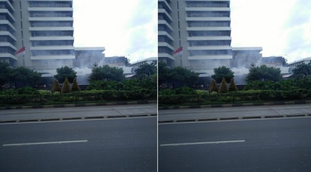 Ledakan Bom di Sarinah, Beberapa Orang Terluka dan Satu Polisi Tewas