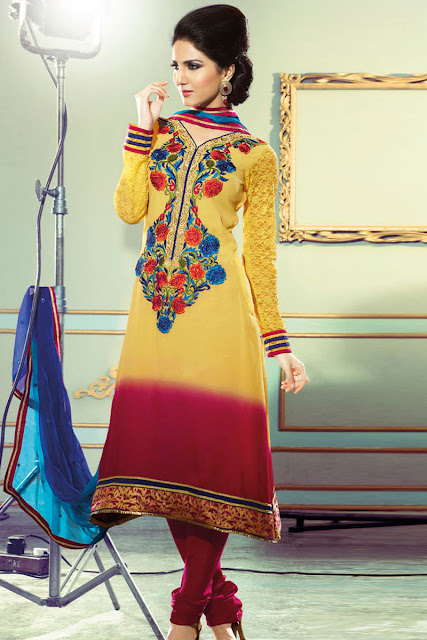 Bollywood Designer Anarkali Salwar Suits Collection 2013 For Women - FASHION