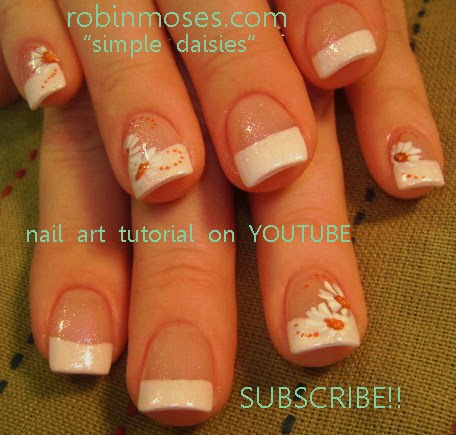 Nail Art by Robin Moses: "flower nail art" "easy nail art" "simple nail