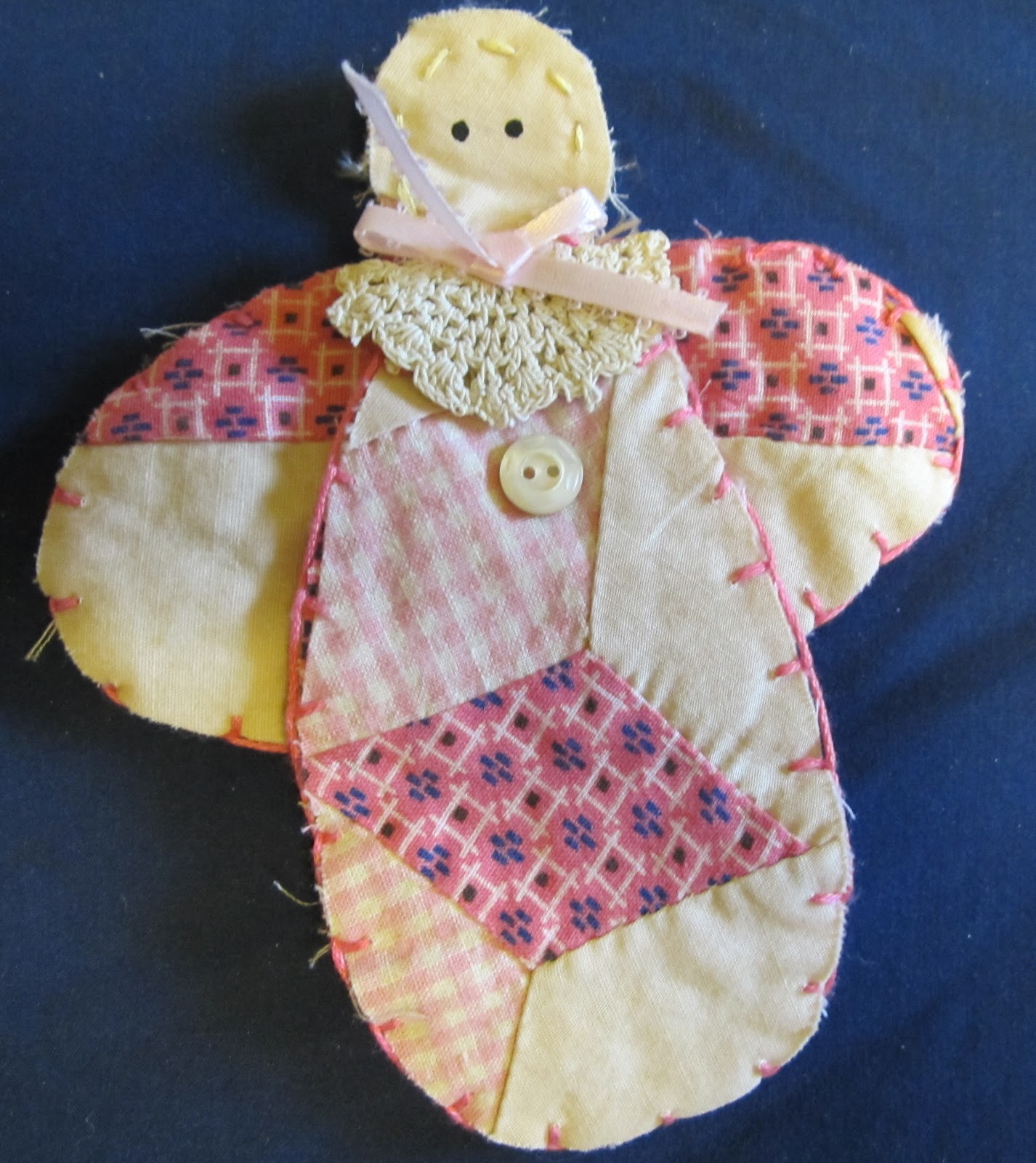 Judy's Postcards Plus Cutter Quilt Angel and Hearts ready for a project.