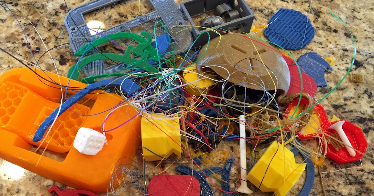 What Am I Doing? Latest 3D Printer Scrap Pile
