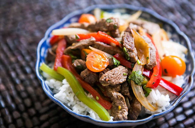 Sauteed Beef, Onion, And Pepper with Fries Recipes