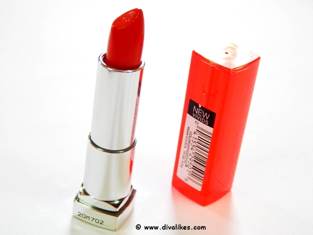 Maybelline Color Sensational Lipstick Vibrant Mandarin 885 Review
