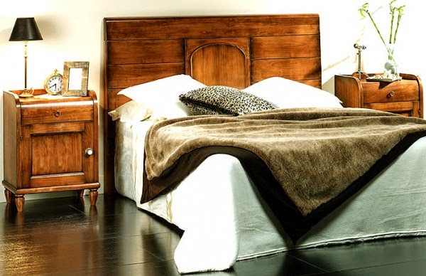 Marzua: Cabeceros de madera