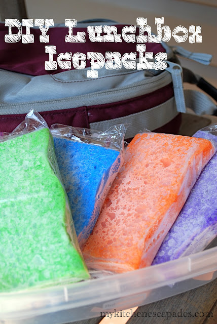 Homemade Ice Pack - DIY Reusable Lunch Box Cooler