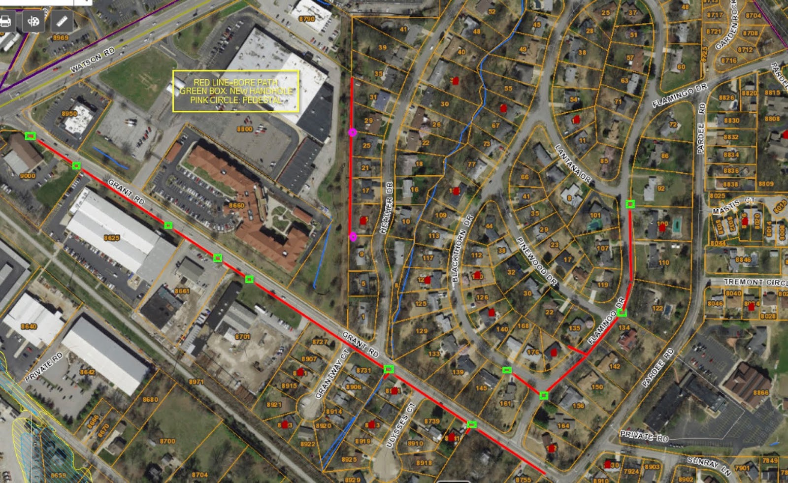 Digging along Pardee Road Scott Shipley Crestwood Mayor