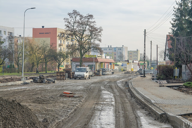 Budowa Trasy Uniwersyteckiej przebudowa ulicy Glinki Bydgoszcz