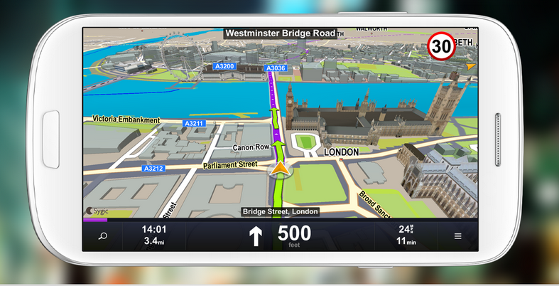 تطبيق الخرائط وتحديد المواقع GPS والملاحة للأندرويد وiOS بدون أنترنت Maps & GPS Navigation by Sygic 14.0.2