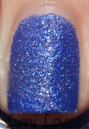 Kiko Sugar Mat Royal Blue nail polish swatch & review