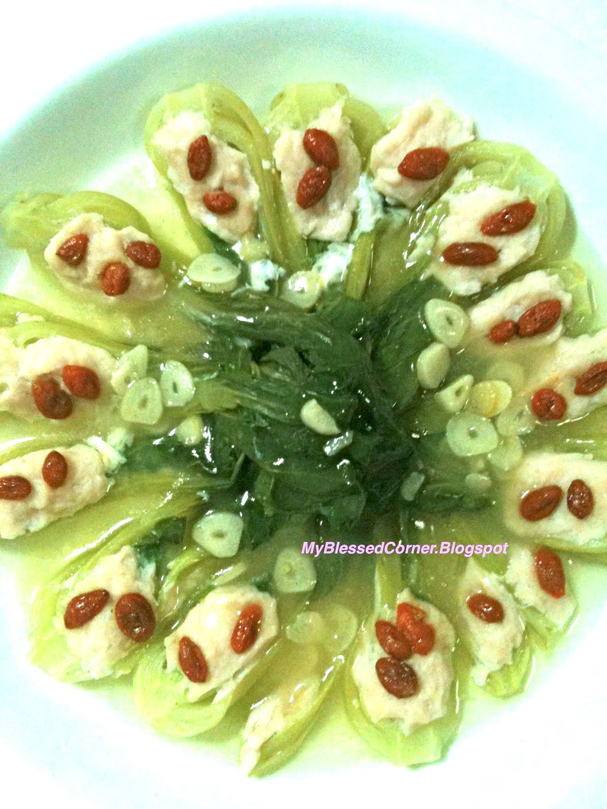 My Blessed Corner... Steamed Xiao Bai Cai