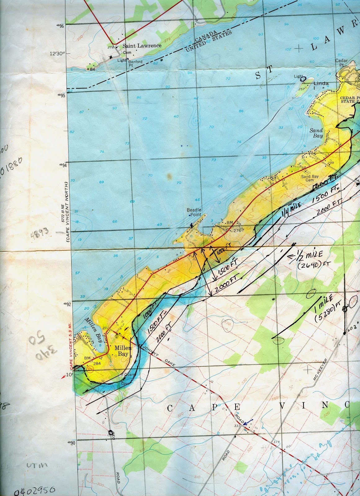 Cape Vincent NY Map