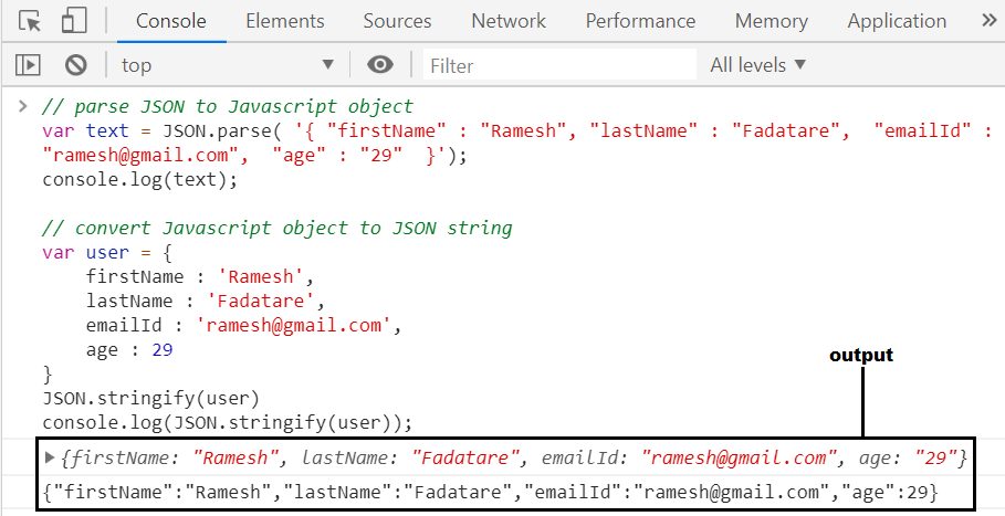 JavaScript JSON APIs Methods Guide