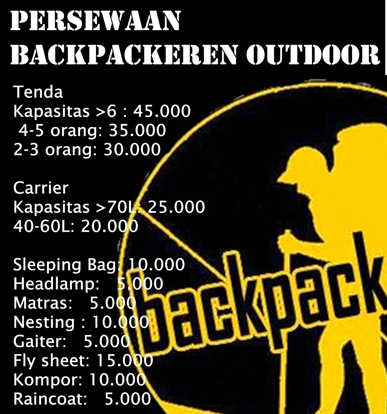 Backpackerent