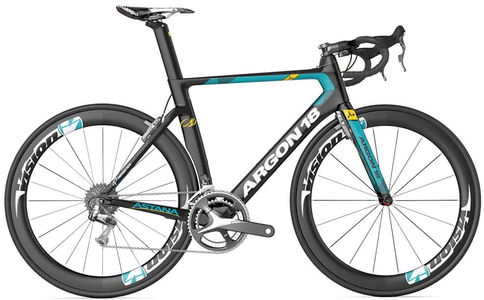 ARGON 18, las nuevas bicis del Astana Pro Team TOP 5 BICICLETAS DE