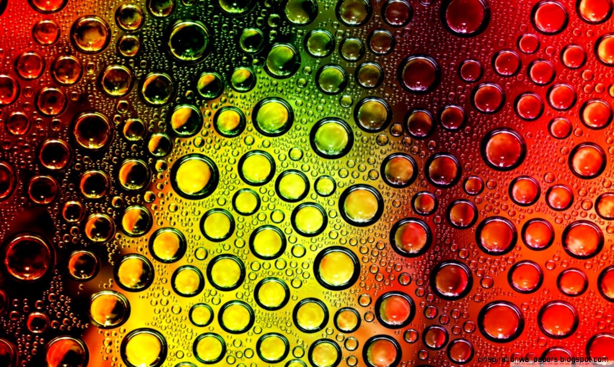 Colorful WaterDrops HD desktop wallpaper  High Definition