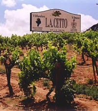 L.A. Cetto vineyard sign
