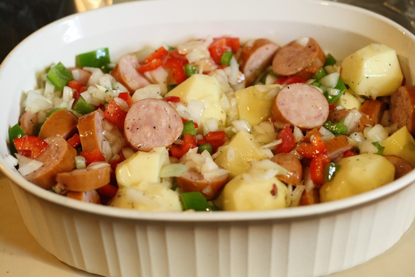 Quincee Taylor Potato, Pepper, & Kielbasa Casserole Recipe