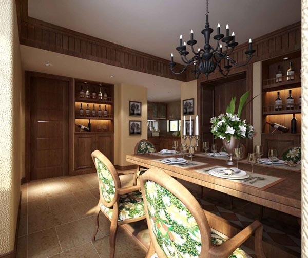 American home restaurant 3D model free 3d max model