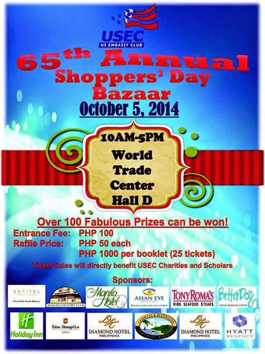 Manila Shopper: USEC Shopper's Day Bazaar: Oct 5 2014 World Trade Center