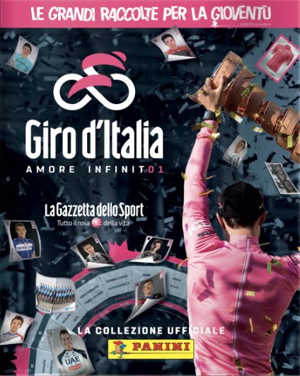 Giro d'Italia 101, la raccolta delle Figurine Panini sulla Corsa Rosa