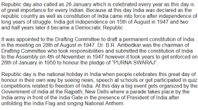 Republic day of india essay