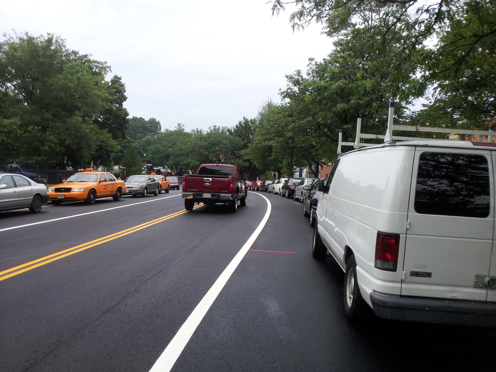 NoVA Smart Cycling Alexandria VA Creates Dangerous DoorZone Bike Lanes
