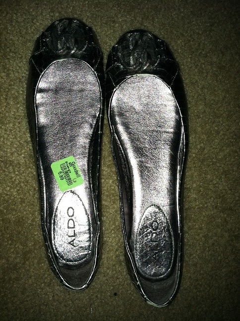 aldo snakeskin flats