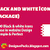 1300 Black & white Icons PNG Pack Free Download