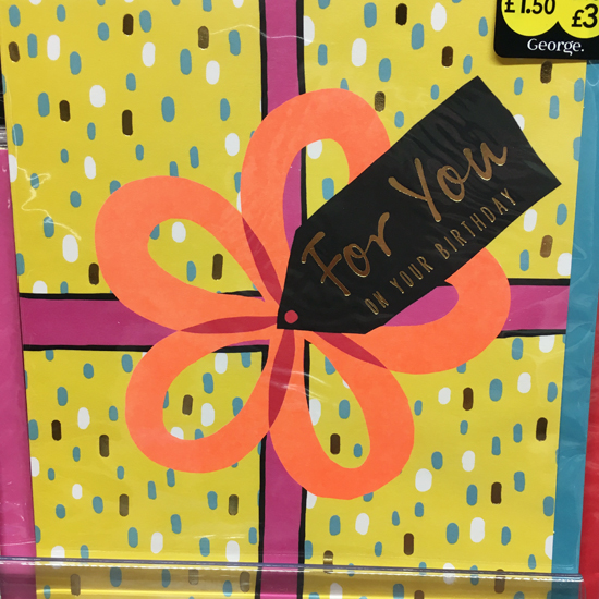 print & pattern CARDS asda