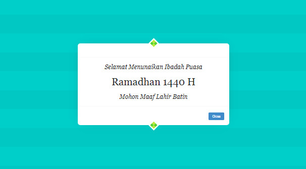 Cara Memasang Pop Up Ucapan Selamat Berpuasa di Blog Cara Memasang Pop Up Ucapan Selamat Berpuasa