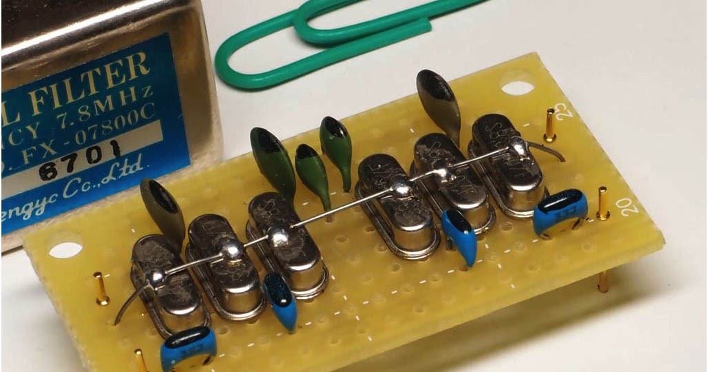 Radio Experimenter's Blog 【回路】8MHz Ladder Filter Design , Plus