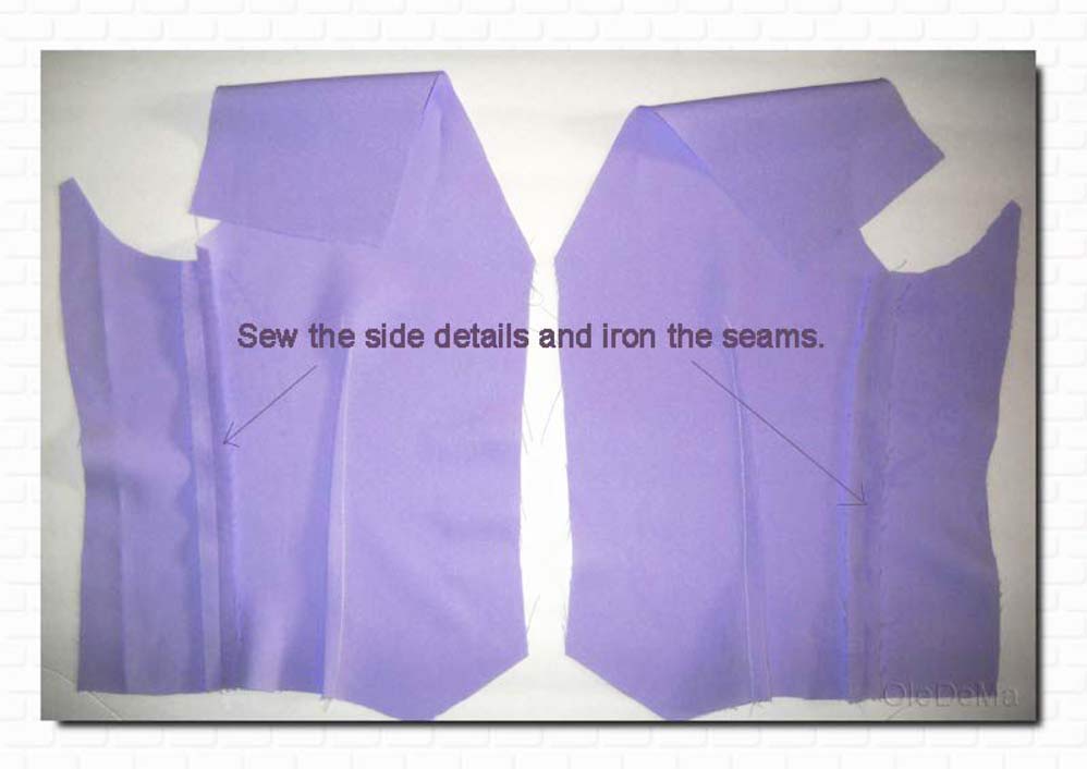 Free tutorial " How to sew men vest" ( 24 photo) + Template