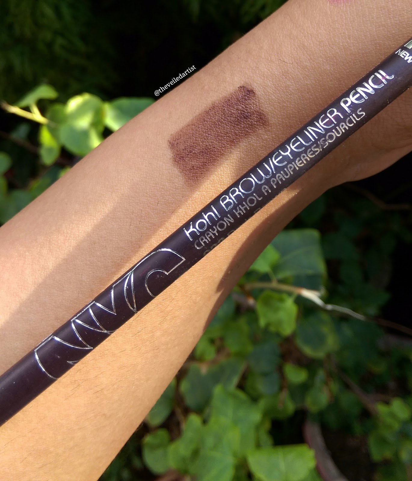 NYC Kohl Brow / Eyeliner Pencil Review and Swatches The Veiled Artist