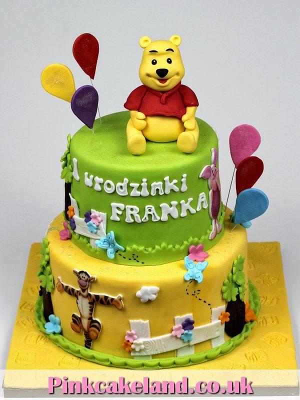 London Patisserie Winnie the Pooh 1st Birthday Cake London