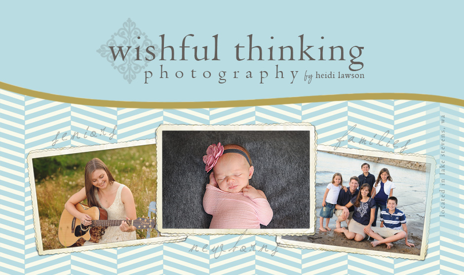 Wishful Thinking Photography by Heidi Lawson ~ Lake Stevens, WA