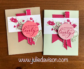 Stampin' Up! Forever Lovely Card: This or That? On Stage Make & Take Card Makeover ~ 2019 Occasion Catalog ~ www.juliedavison.com