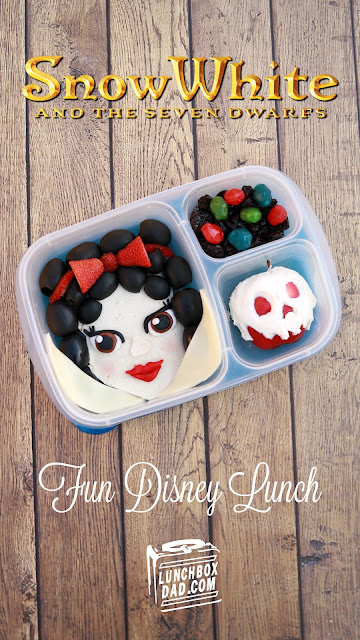 How to make a Disney Princess Snow White lunch for your kids