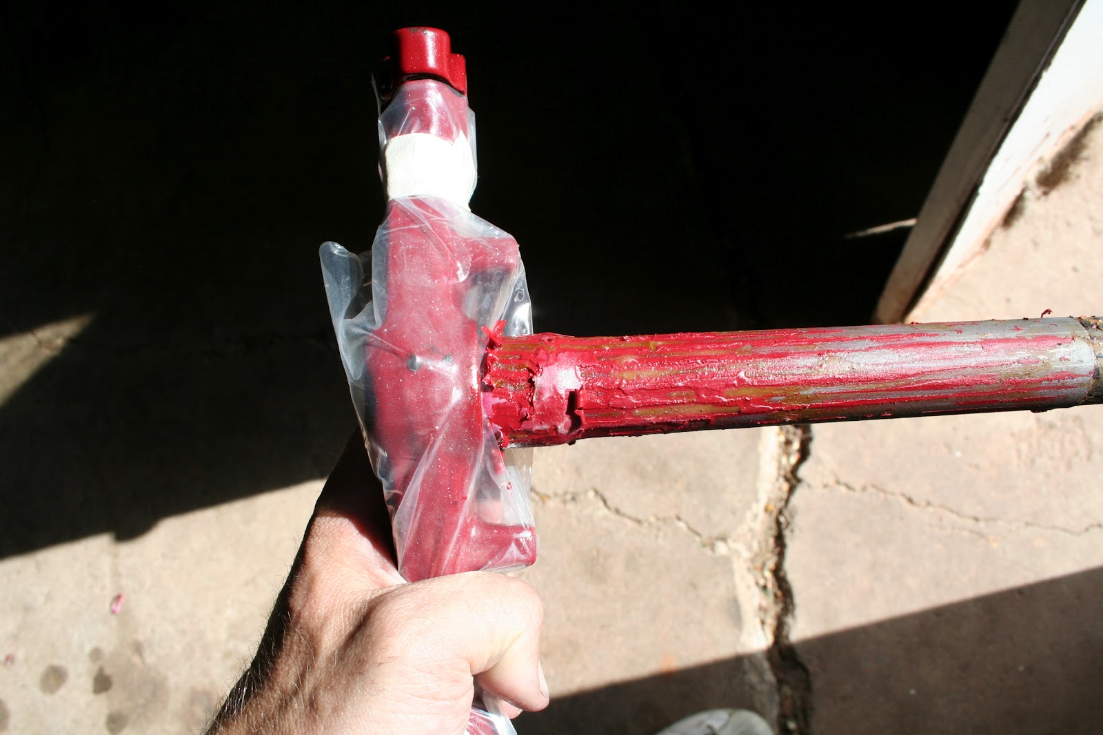 Goldwing Adventures How to remove Powder Coating