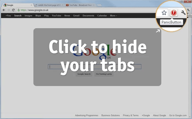 اضافات متصفح جوجل كروم مفيدة - الجزء الأول PanicButton‬ 