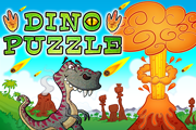 "Gra dla dzieci Dino Puzzle"