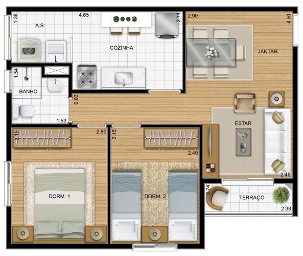 Imóveis PDG / GOLDFARB - Região de Campinas: AMBIANCE RESIDENCE