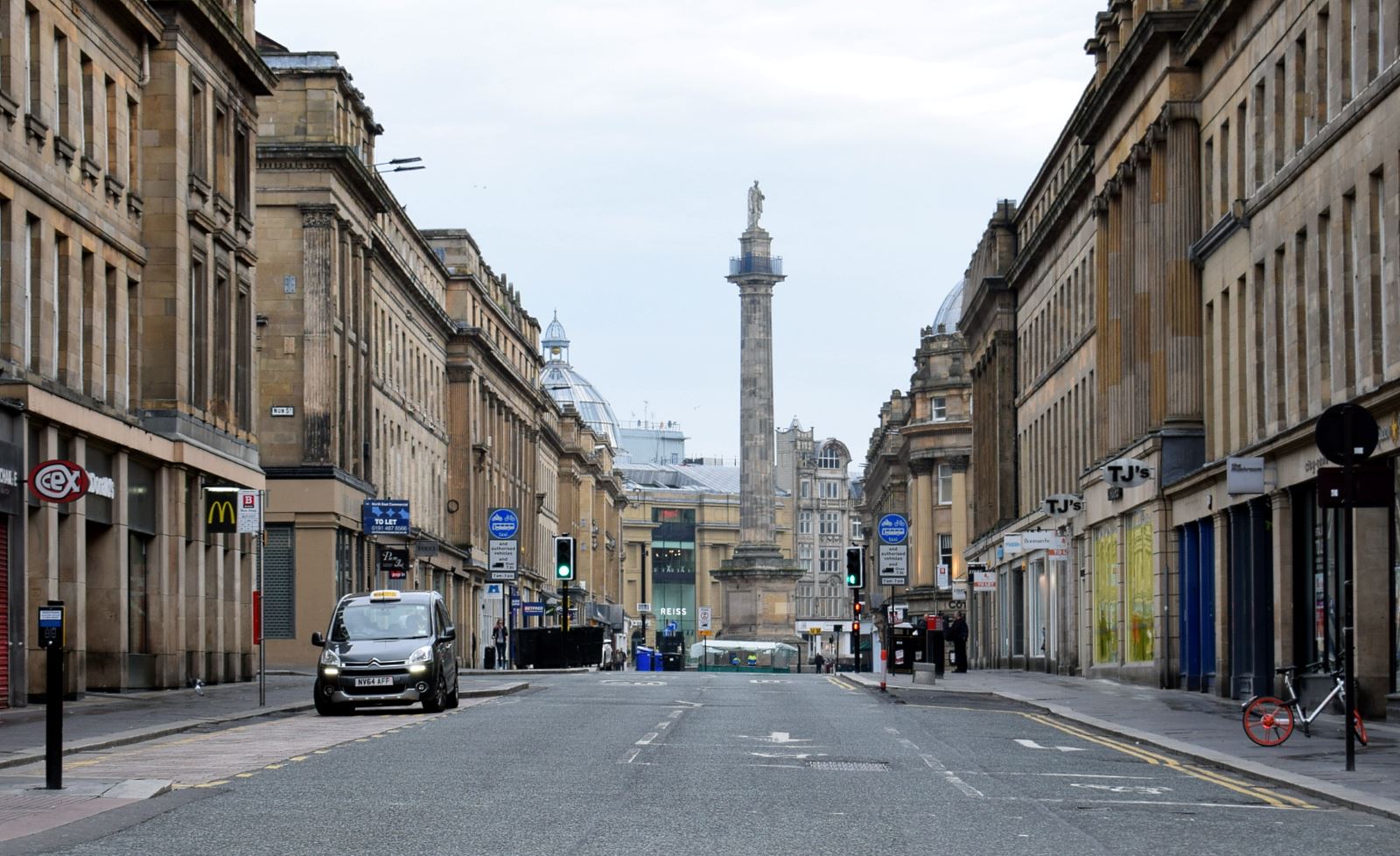 Photographs Of Newcastle Grainger Street