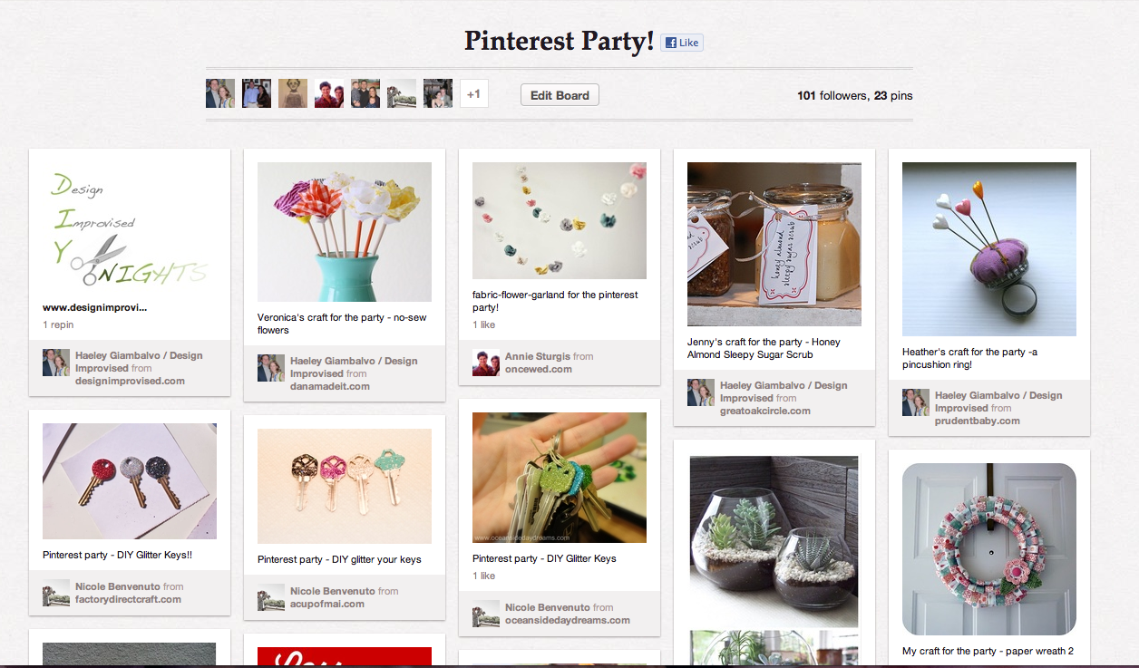 Pinterest Party! | Design Improvised