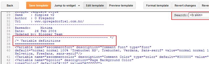 Variable definitions Variable definitions
