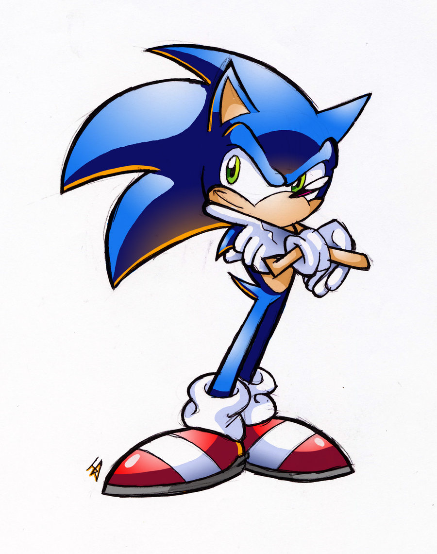 Dibujos de Sonic para Imprimir Colorear a Heidi