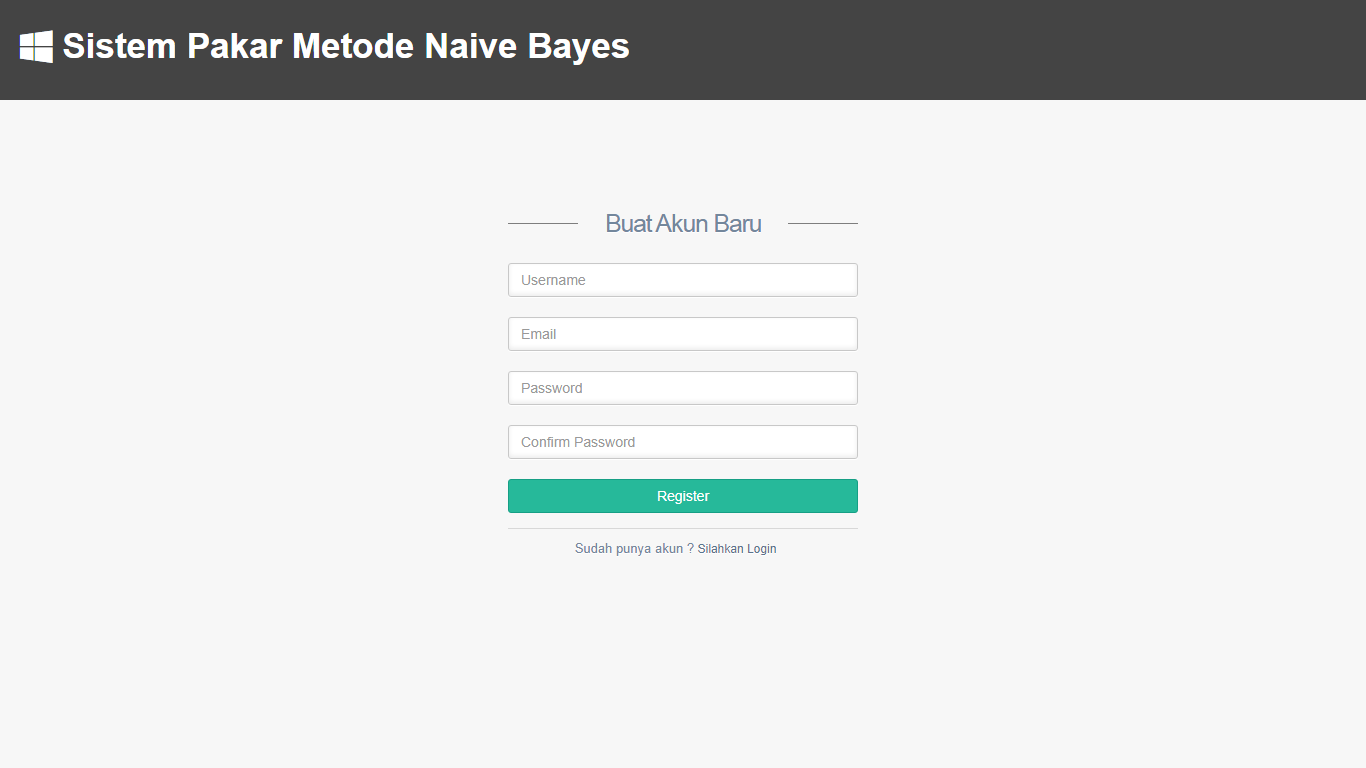 Aplikasi Sistem Pakar Berbasis Web Menggunakan Metode Naive Bayes - SourceCodeKu.com